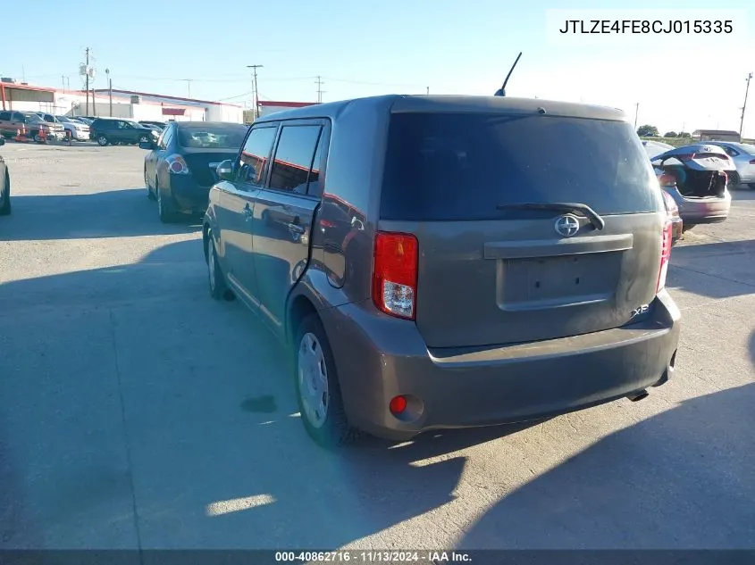 2012 Scion Xb VIN: JTLZE4FE8CJ015335 Lot: 40862716