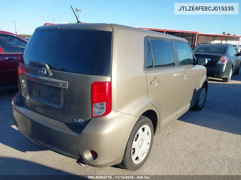 2012 Scion Xb VIN: JTLZE4FE8CJ015335 Lot: 40862716