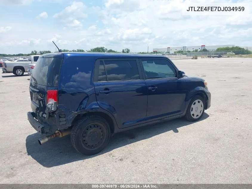 JTLZE4FE7DJ034959 2013 Scion Xb