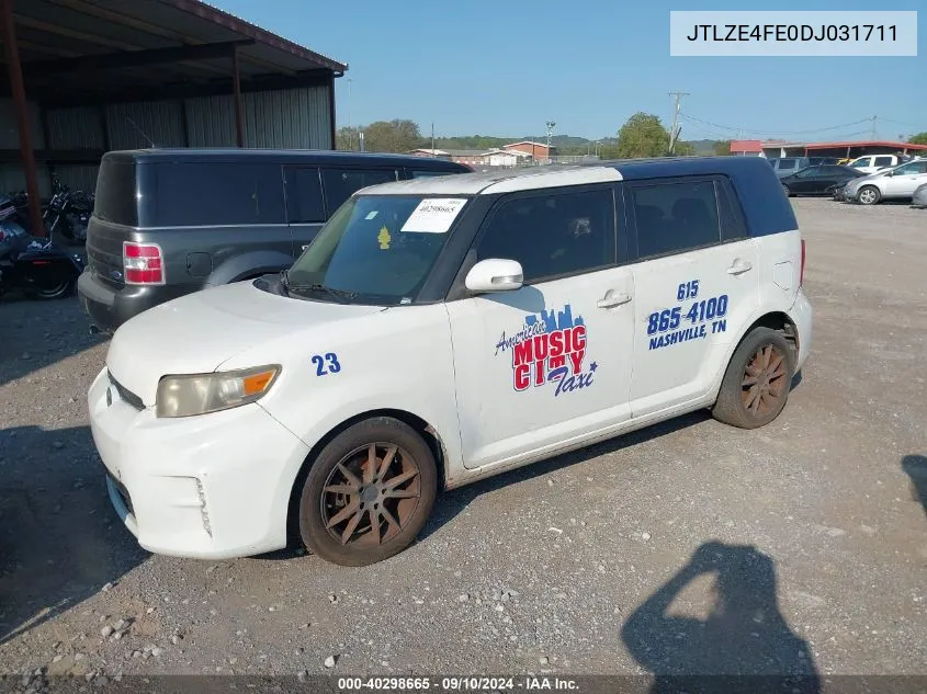 2013 Scion Xb VIN: JTLZE4FE0DJ031711 Lot: 40298665