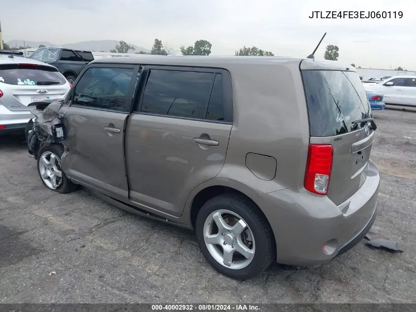 JTLZE4FE3EJ060119 2014 Scion Xb