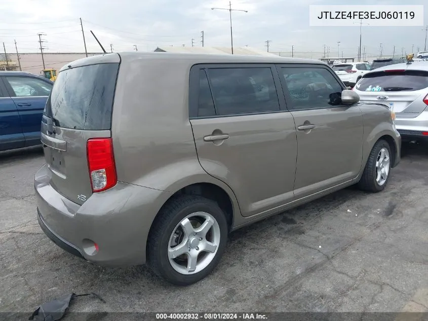 JTLZE4FE3EJ060119 2014 Scion Xb