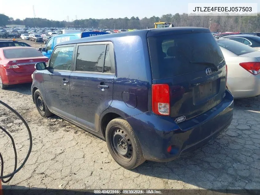 2014 Scion Xb VIN: JTLZE4FE0EJ057503 Lot: 40423916