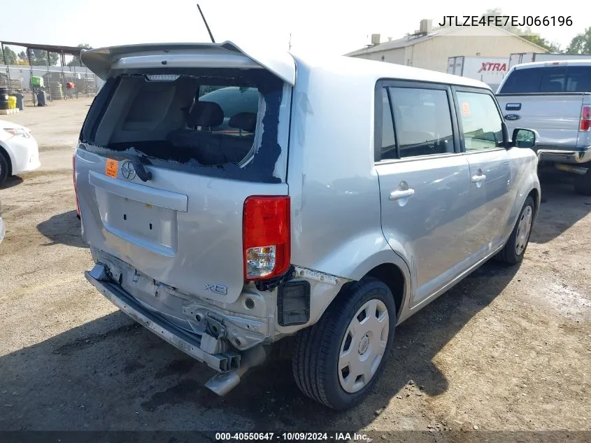 2014 Scion Xb VIN: JTLZE4FE7EJ066196 Lot: 40550647