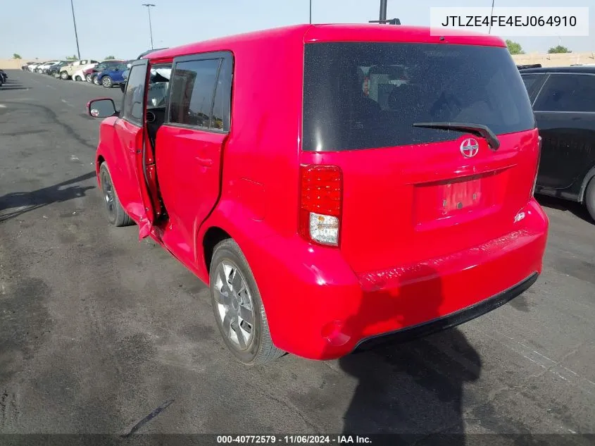 2014 Scion Xb VIN: JTLZE4FE4EJ064910 Lot: 40772579