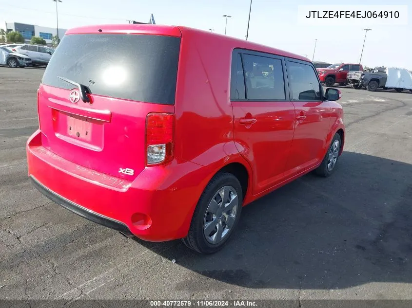 2014 Scion Xb VIN: JTLZE4FE4EJ064910 Lot: 40772579