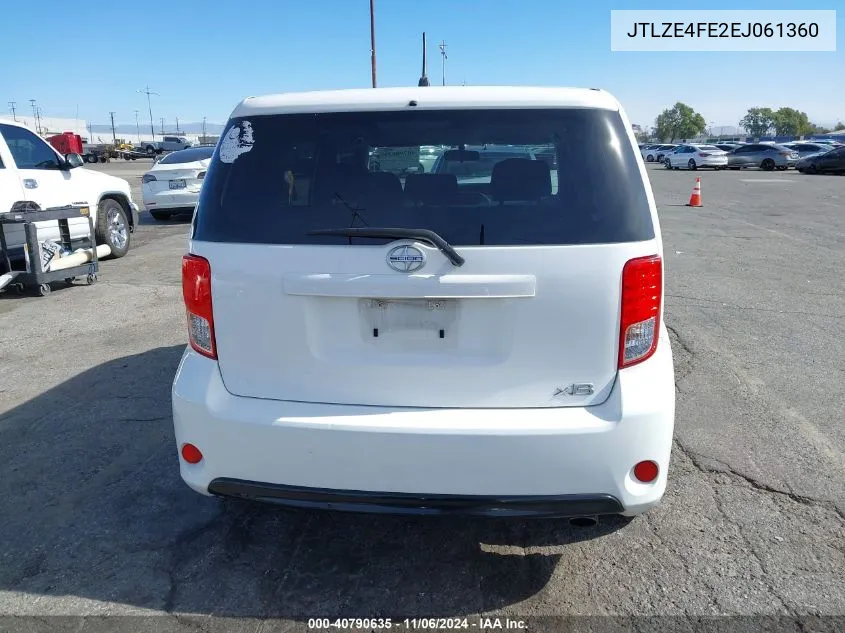 2014 Scion Xb VIN: JTLZE4FE2EJ061360 Lot: 40790635