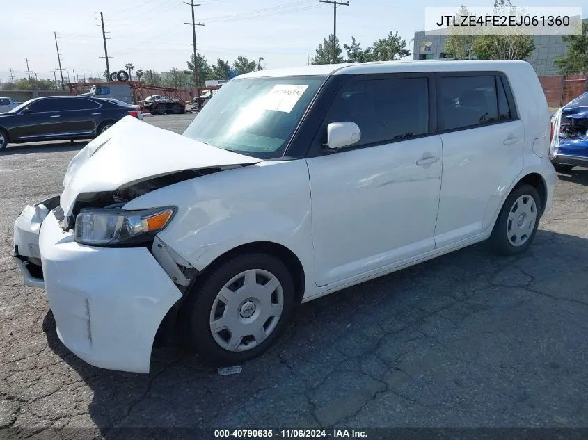 2014 Scion Xb VIN: JTLZE4FE2EJ061360 Lot: 40790635