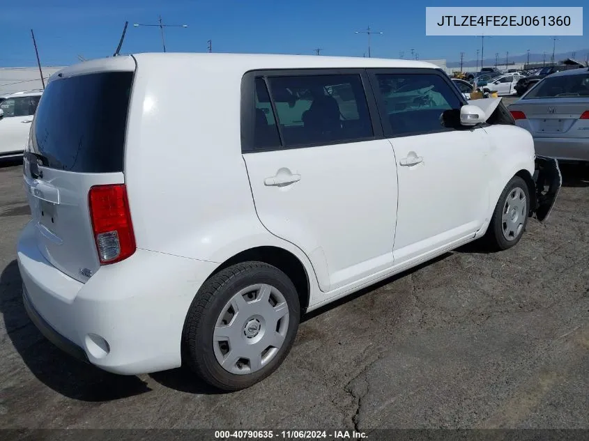 2014 Scion Xb VIN: JTLZE4FE2EJ061360 Lot: 40790635