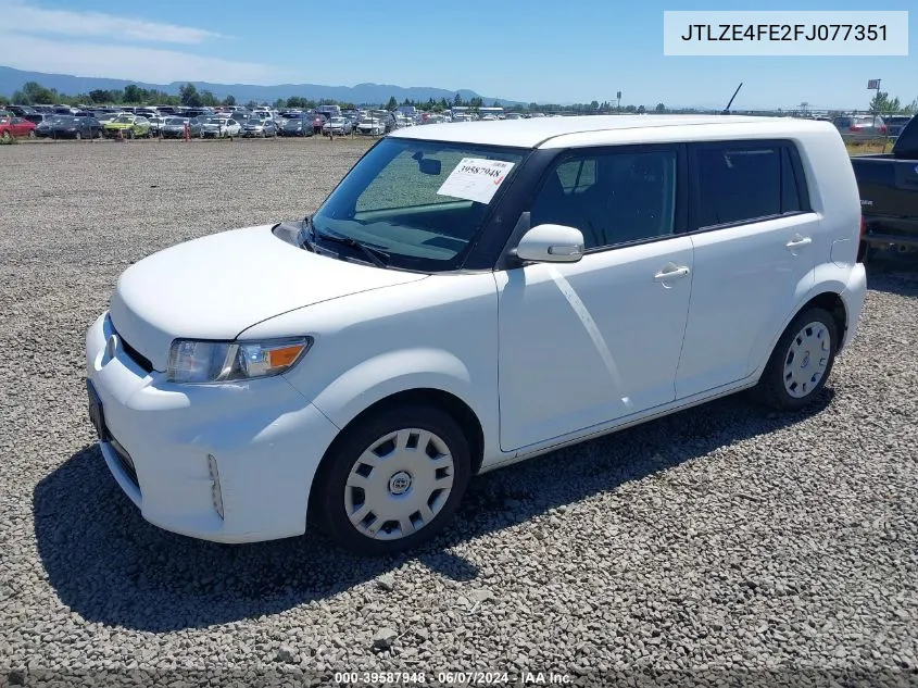 2015 Scion Xb VIN: JTLZE4FE2FJ077351 Lot: 39587948