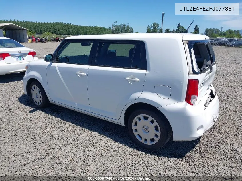 JTLZE4FE2FJ077351 2015 Scion Xb