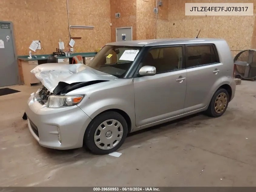 2015 Scion Xb VIN: JTLZE4FE7FJ078317 Lot: 39658953