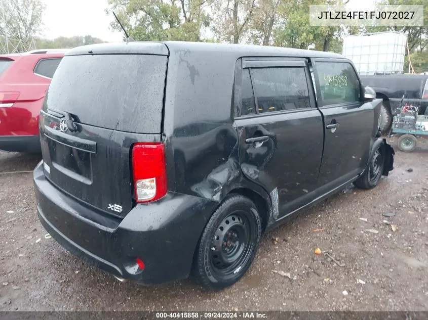 2015 Scion Xb VIN: JTLZE4FE1FJ072027 Lot: 40415858