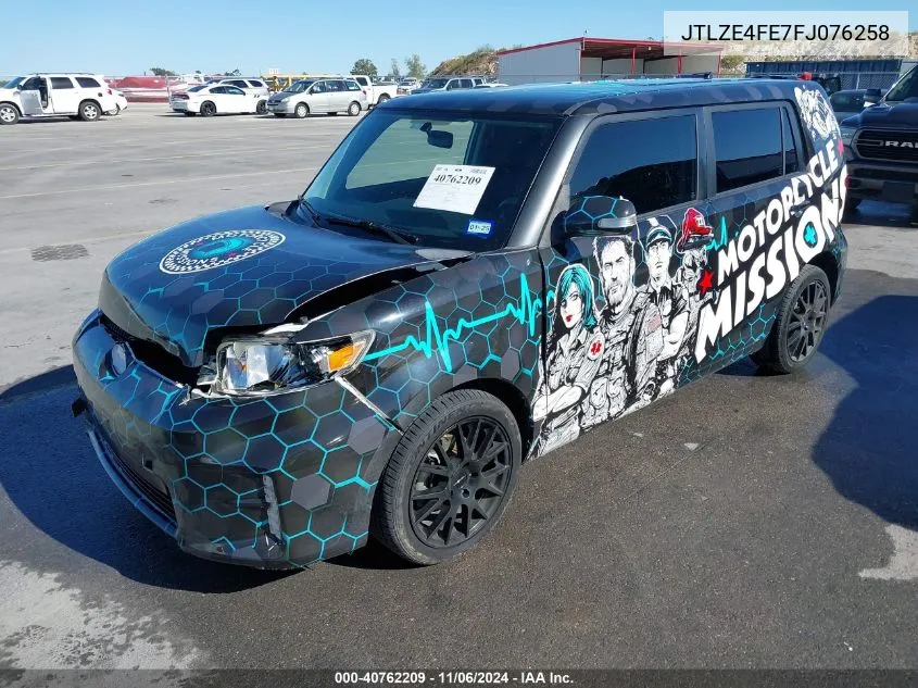 2015 Scion Xb VIN: JTLZE4FE7FJ076258 Lot: 40762209