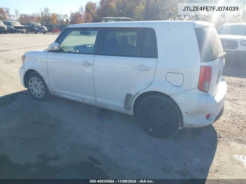 2015 Scion Xb VIN: JTLZE4FE7FJ074039 Lot: 40830064