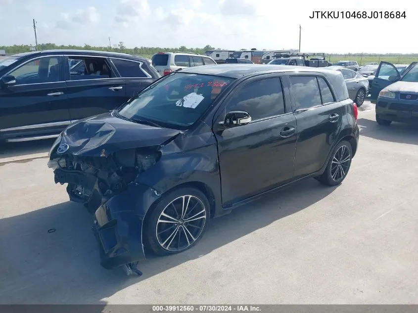 2008 Scion Xd VIN: JTKKU10468J018684 Lot: 39912560