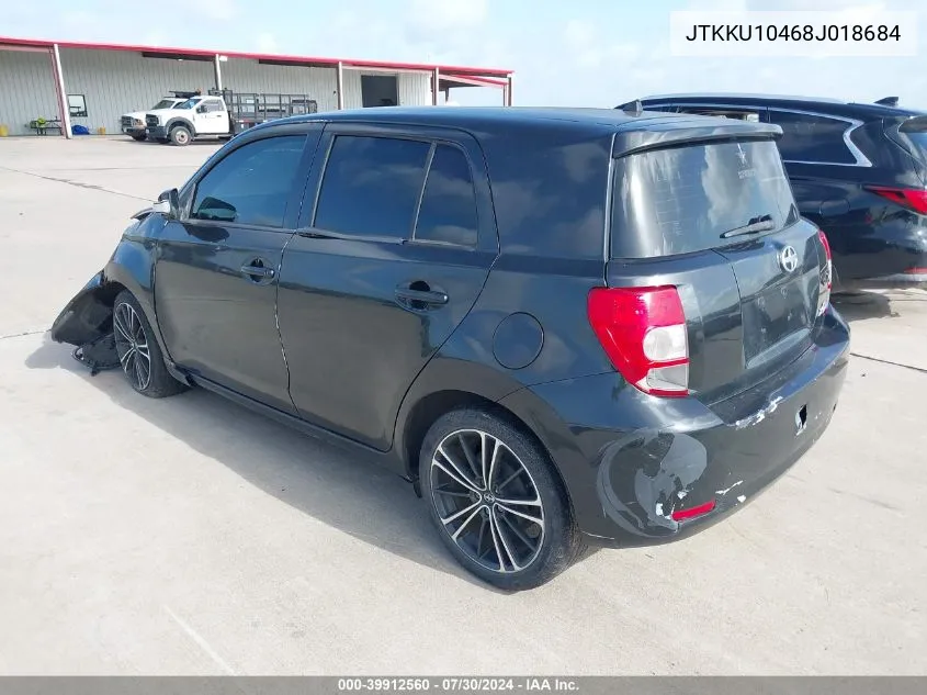 2008 Scion Xd VIN: JTKKU10468J018684 Lot: 39912560