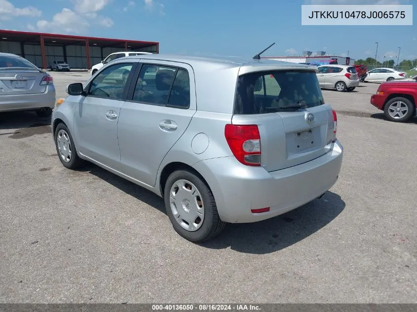 2008 Scion Xd VIN: JTKKU10478J006575 Lot: 40136050