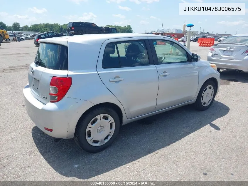 JTKKU10478J006575 2008 Scion Xd