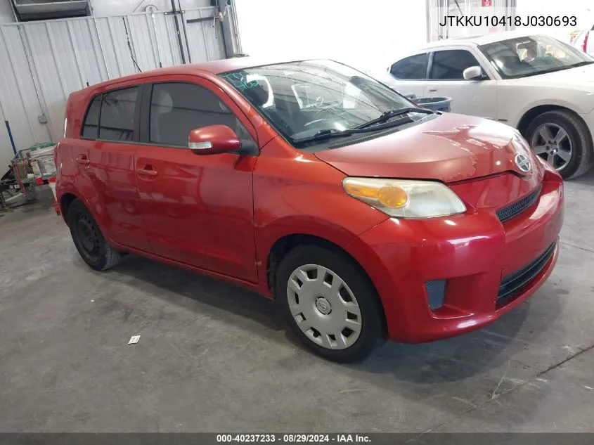 2008 Scion Xd VIN: JTKKU10418J030693 Lot: 40237233