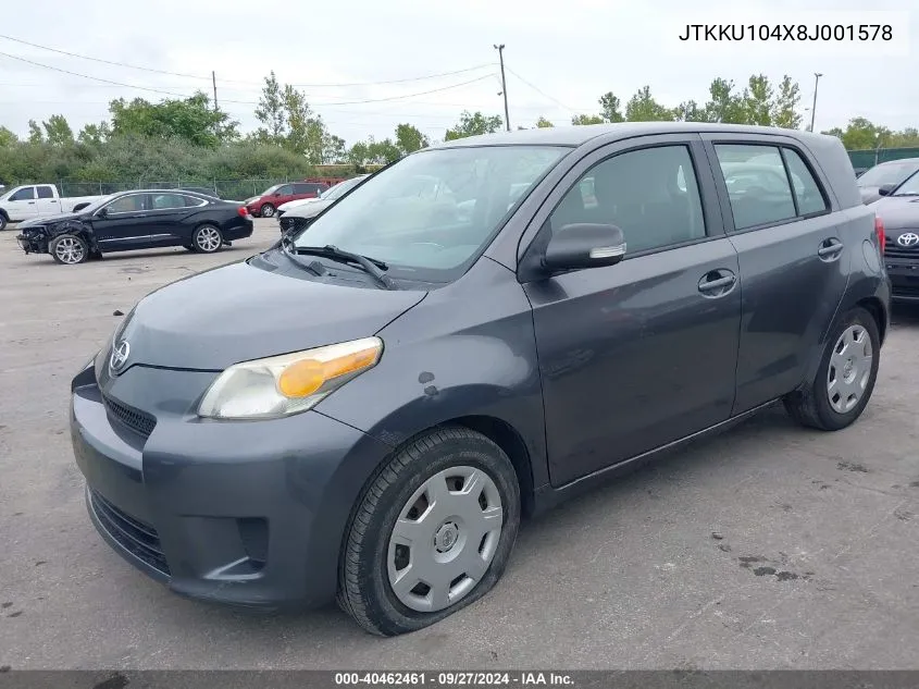 JTKKU104X8J001578 2008 Scion Xd