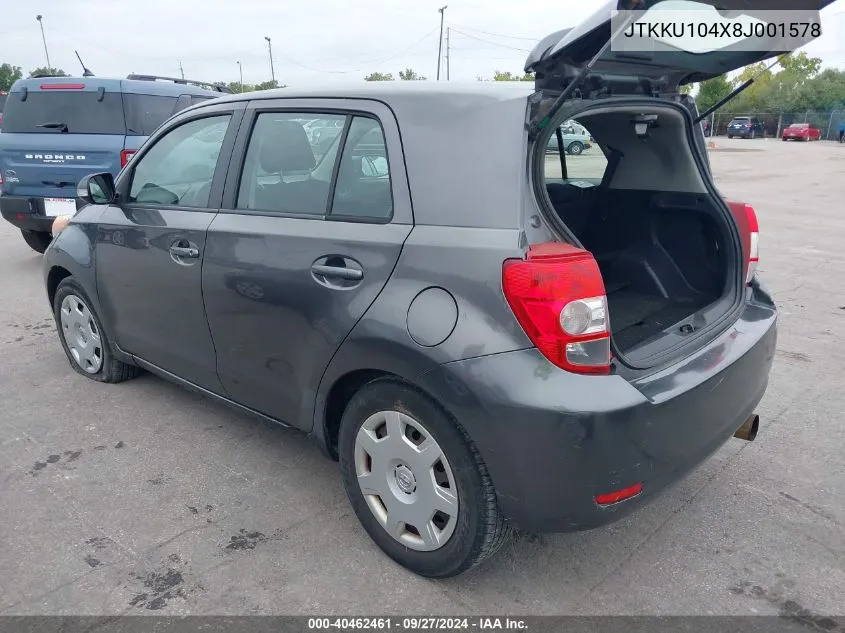 JTKKU104X8J001578 2008 Scion Xd