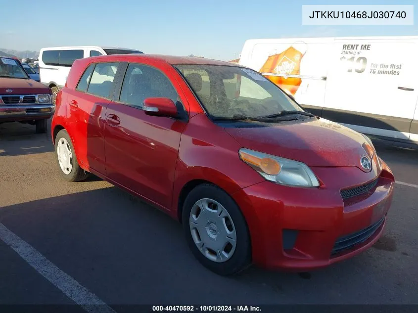 2008 Scion Xd VIN: JTKKU10468J030740 Lot: 40470592