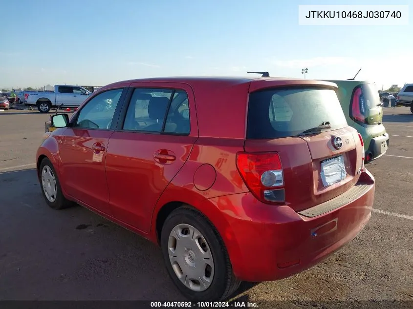 2008 Scion Xd VIN: JTKKU10468J030740 Lot: 40470592