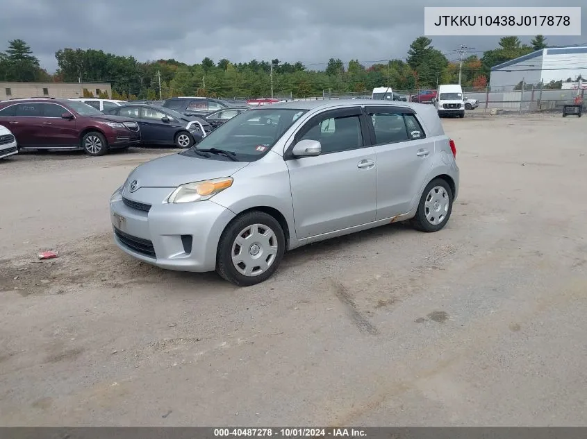 2008 Scion Xd VIN: JTKKU10438J017878 Lot: 40487278