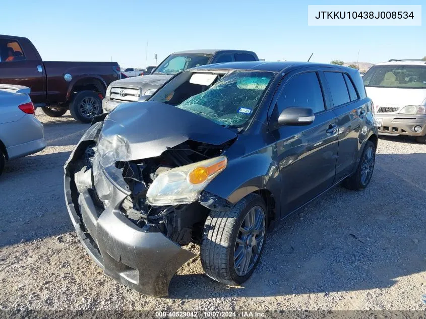 2008 Scion Xd VIN: JTKKU10438J008534 Lot: 40529042