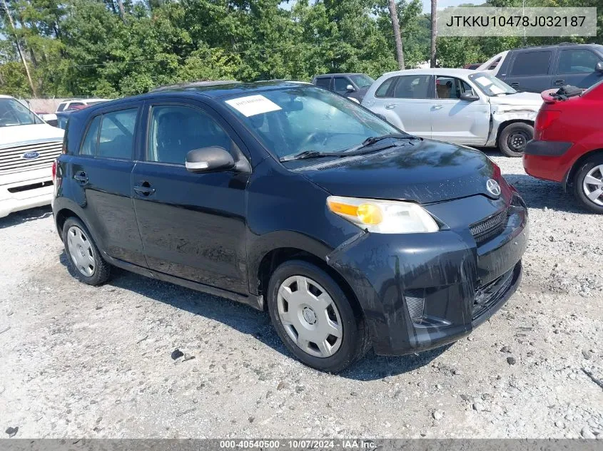 2008 Scion Xd VIN: JTKKU10478J032187 Lot: 40540500