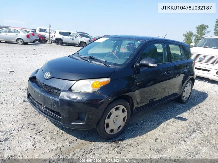 JTKKU10478J032187 2008 Scion Xd