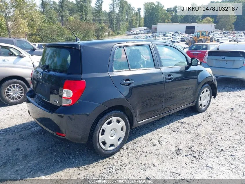 JTKKU10478J032187 2008 Scion Xd