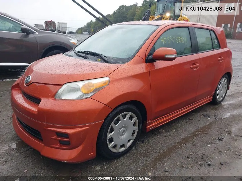 2008 Scion Xd VIN: JTKKU10428J031304 Lot: 40543881