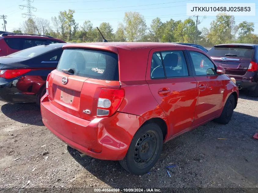 2008 Scion Xd VIN: JTKKU10458J025853 Lot: 40564569