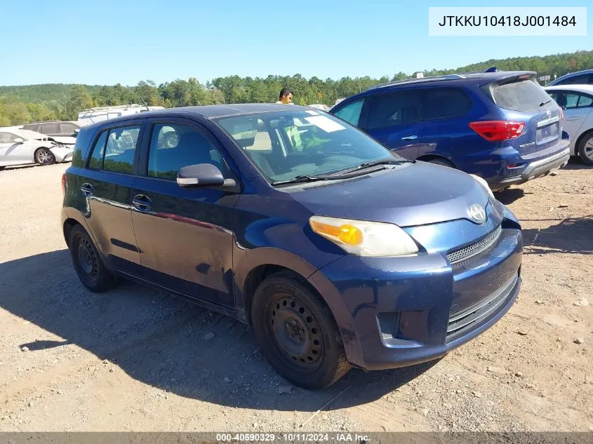 2008 Scion Xd VIN: JTKKU10418J001484 Lot: 40590329