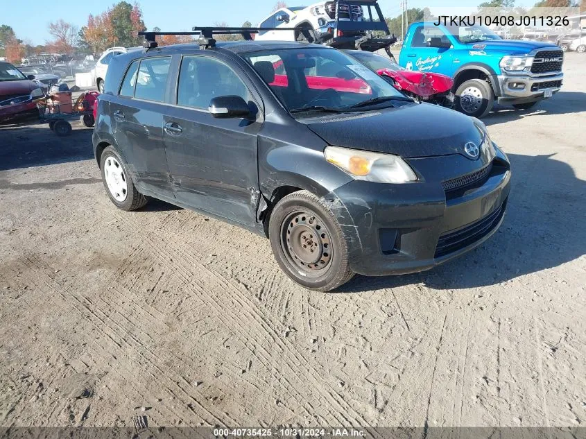 2008 Toyota Scion Xd VIN: JTKKU10408J011326 Lot: 40735425