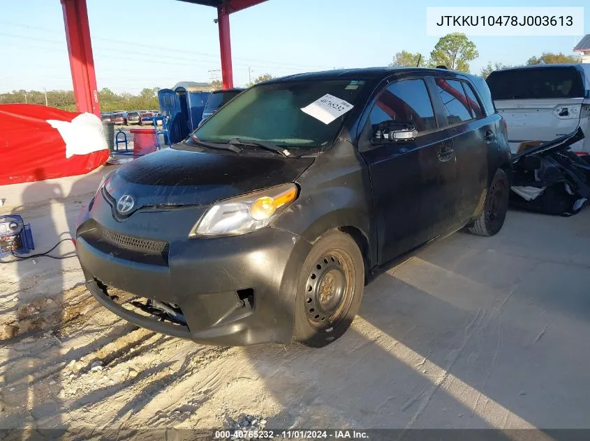 2008 Scion Xd VIN: JTKKU10478J003613 Lot: 40765232