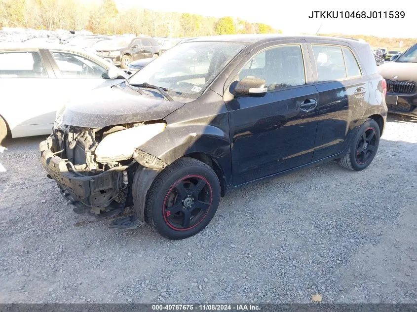 2008 Scion Xd VIN: JTKKU10468J011539 Lot: 40787675