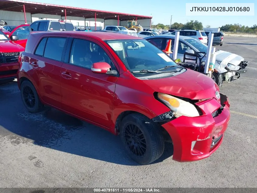 2008 Scion Xd VIN: JTKKU10428J010680 Lot: 40791811