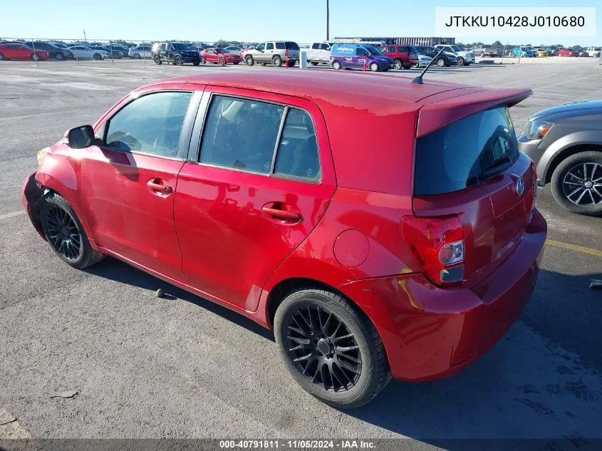 2008 Scion Xd VIN: JTKKU10428J010680 Lot: 40791811