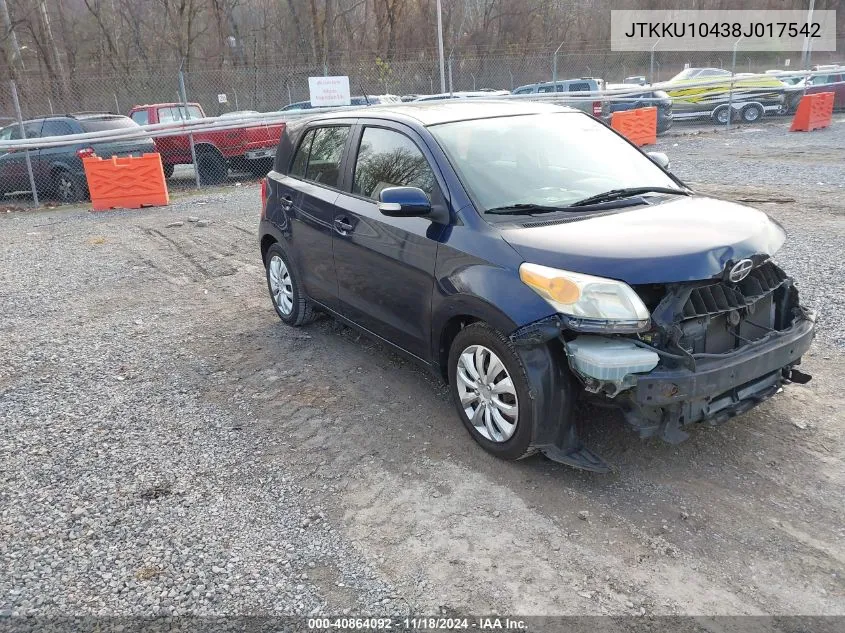 2008 Scion Xd VIN: JTKKU10438J017542 Lot: 40864092