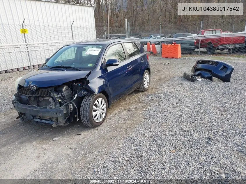 2008 Scion Xd VIN: JTKKU10438J017542 Lot: 40864092