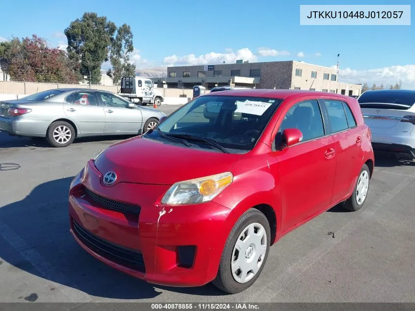 2008 Scion Xd VIN: JTKKU10448J012057 Lot: 40878855