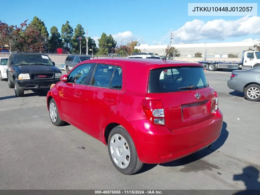 2008 Scion Xd VIN: JTKKU10448J012057 Lot: 40878855