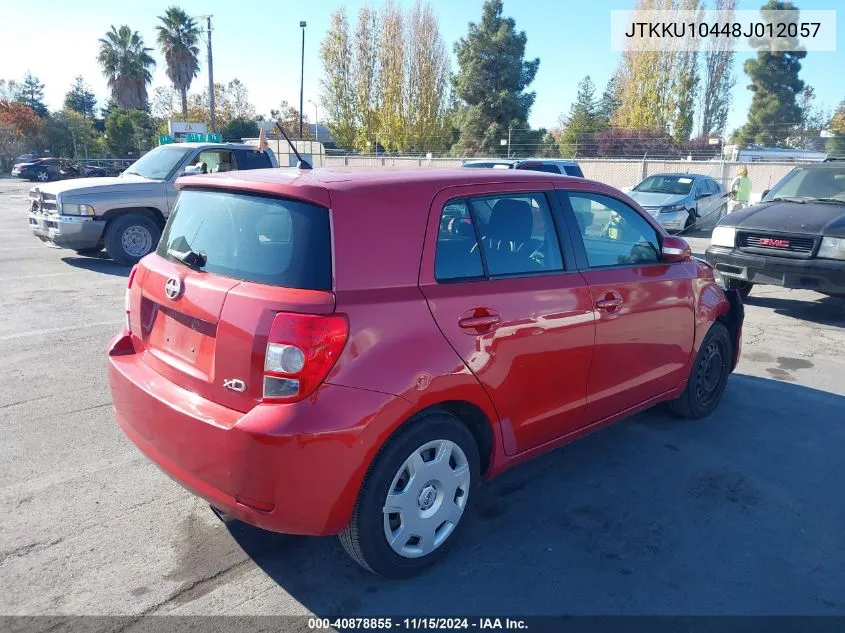 2008 Scion Xd VIN: JTKKU10448J012057 Lot: 40878855