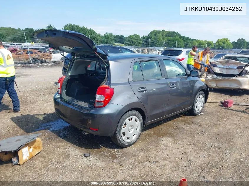 JTKKU10439J034262 2009 Scion Xd