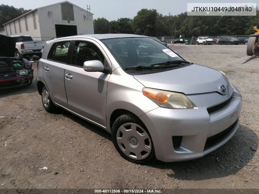 2009 Scion Xd VIN: JTKKU10449J048140 Lot: 40112506