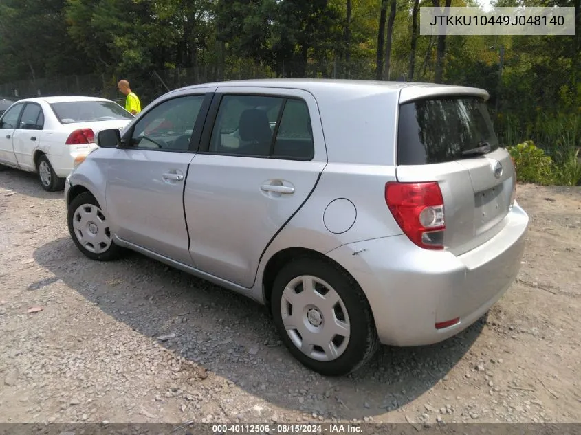 2009 Scion Xd VIN: JTKKU10449J048140 Lot: 40112506