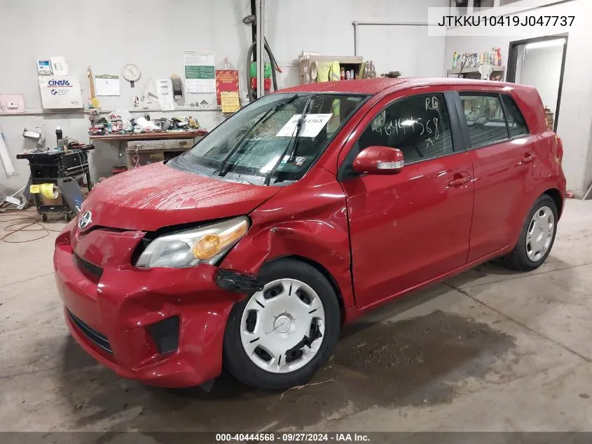 2009 Scion Xd VIN: JTKKU10419J047737 Lot: 40444568